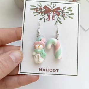 Cercei Om de zapada cu ciubuc - crăciun - cadouri de moș crăciun - cadouri de moș crăciun - Artynos.ro