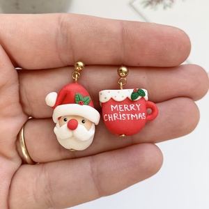 Cercei Mos Craciun - crăciun - cadouri de moș crăciun - cadouri de moș crăciun - Artynos.ro