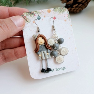 Cercei Winter - crăciun - cadouri de moș crăciun - cadouri de moș crăciun - Artynos.ro