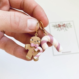 Cercei Om de turta dulce - crăciun - cadouri de moș crăciun - cadouri de moș crăciun - Artynos.ro