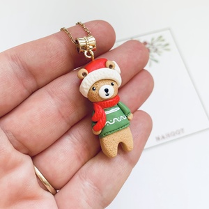 Colier Winter Bear - crăciun - cadouri de moș crăciun - cadouri de moș crăciun - Artynos.ro