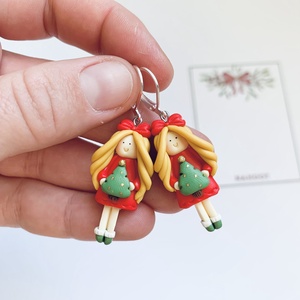 Cercei Winter Dolls - Artynos.ro