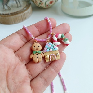 Colier Turtă Dulce - crăciun - cadouri de moș crăciun - cadouri de moș crăciun - Artynos.ro