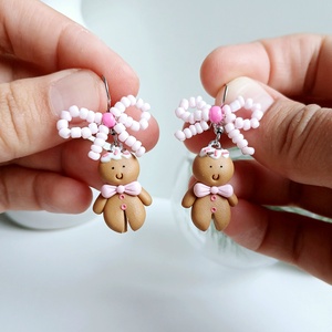 Cercei Gingerbread - crăciun - cadouri de moș crăciun - cadouri de moș crăciun - Artynos.ro