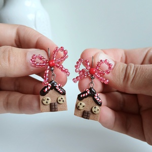 Cercei Gingerbread - crăciun - cadouri de moș crăciun - cadouri de moș crăciun - Artynos.ro