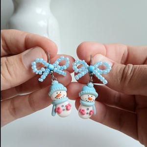 Cercei Snowmen - Artynos.ro