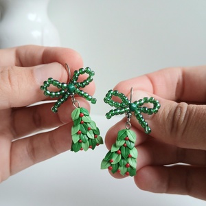 Cercei Braduti - crăciun - cadouri de moș crăciun - cadouri de moș crăciun - Artynos.ro