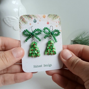 Cercei Braduti - crăciun - cadouri de moș crăciun - cadouri de moș crăciun - Artynos.ro