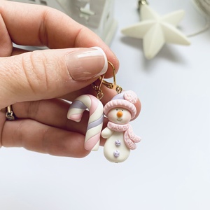 Cercei Om de zapada cu ciubuc - crăciun - cadouri de moș crăciun - cadouri de moș crăciun - Artynos.ro