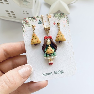  Set cercei si colier Winter Feeria - crăciun - cadouri de moș crăciun - cadouri de moș crăciun - Artynos.ro