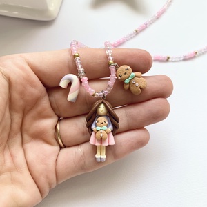 Colier Gingerbread Feeria - crăciun - cadouri de moș crăciun - cadouri de moș crăciun - Artynos.ro