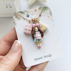 Colier Holly Jolly Christmas - crăciun - cadouri de moș crăciun - cadouri de moș crăciun - Artynos.ro