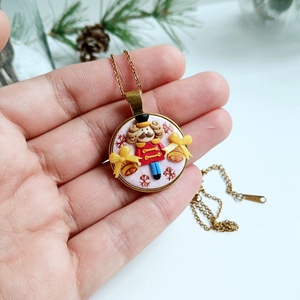 Colier Craciun - crăciun - cadouri de moș crăciun - cadouri de moș crăciun - Artynos.ro