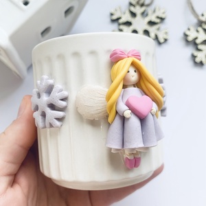 Suport lumanare Angelic Fairy - crăciun - cadouri de moș crăciun - cadouri de moș crăciun - Artynos.ro