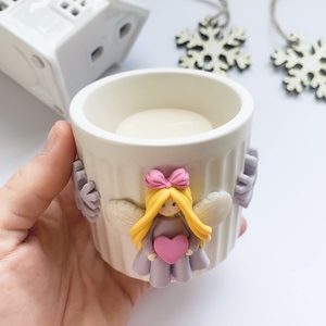 Suport lumanare Angelic Fairy - crăciun - cadouri de moș crăciun - cadouri de moș crăciun - Artynos.ro