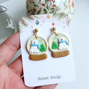 Cercei Globuri - crăciun - cadouri de moș crăciun - cadouri de moș crăciun - Artynos.ro