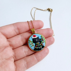 Colier Pisicuta - crăciun - cadouri de moș crăciun - cadouri de moș crăciun - Artynos.ro