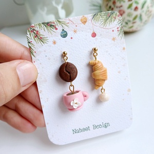 Cercei Coffee - crăciun - cadouri de moș crăciun - cadouri de moș crăciun - Artynos.ro