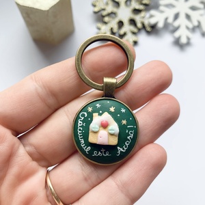 Breloc Craciunul este Acasa!, Genti si portofele, Accesorii genti, Breloc, , ARTYNOS