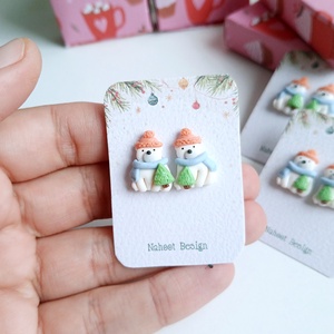 Cercei Ursuleti - crăciun - cadouri de moș crăciun - cadouri de moș crăciun - Artynos.ro