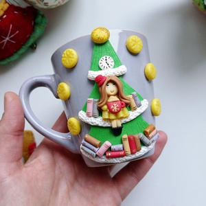 Accesoriu Book Mug - crăciun - cadouri de moș crăciun - cadouri de moș crăciun - Artynos.ro