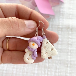 Cercei Om de zapada cu bradut, Craciun, Cadouri de Mos Craciun, Cadouri de Mos Craciun, , ARTYNOS