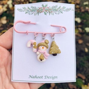 Brosa Happy Snowman, Craciun, Cadouri de Mos Craciun, Cadouri de Mos Craciun, , ARTYNOS