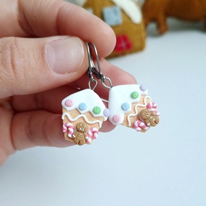 Cercei Gingerbread - crăciun - cadouri de moș crăciun - cadouri de moș crăciun - Artynos.ro