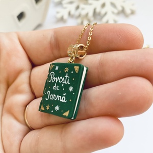 Colier Povesti de iarna - crăciun - cadouri de moș crăciun - cadouri de moș crăciun - Artynos.ro