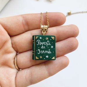 Colier Povesti de iarna - crăciun - cadouri de moș crăciun - cadouri de moș crăciun - Artynos.ro