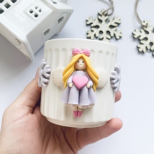 Suport lumanare Angelic Fairy - crăciun - cadouri de moș crăciun - cadouri de moș crăciun - Artynos.ro