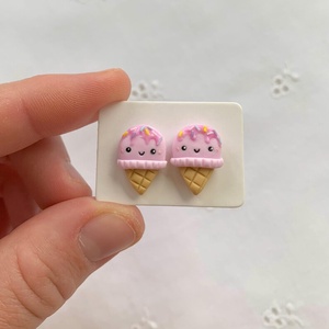 Cercei inghetate - bijuterii - cercei - cercei cu figurine - Artynos.ro