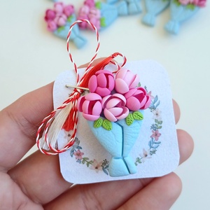 Broșă Mărțișor  - bijuterii - mărțișor - Artynos.ro