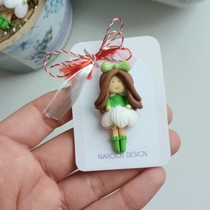 Broșă Mărțișor  - bijuterii - mărțișor - Artynos.ro