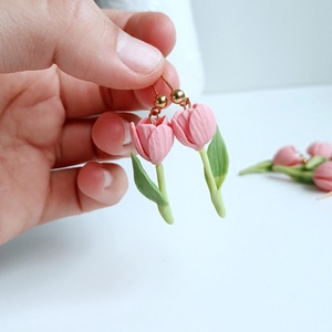 Cercei Lalele - bijuterii - cercei - cercei cu figurine - Artynos.ro