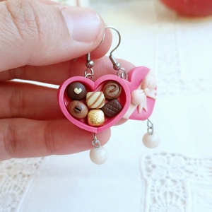 Cercei Hearts, Bijuterii, Cercei, Cercei cu figurine, , ARTYNOS