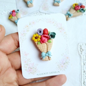 Broșă Mărțișor  - bijuterii - mărțișor - Artynos.ro