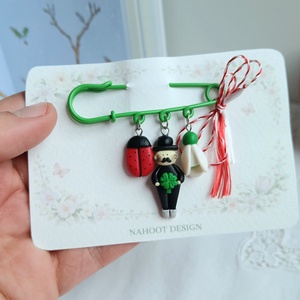 Broșă pe ac Cosar - bijuterii - mărțișor - Artynos.ro