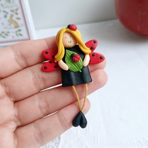 Broșă Zână - bijuterii - mărțișor - Artynos.ro