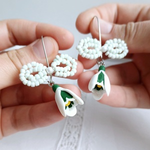 Cercei Pink Lilac, Bijuterii, Cercei, Cercei cu figurine, , ARTYNOS