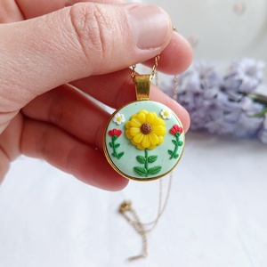 Colier Sunflower - Artynos.ro