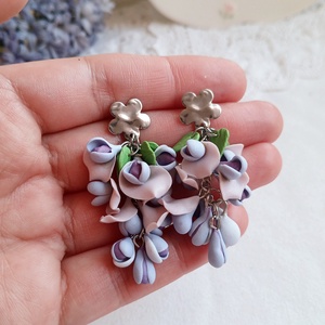 Cercei Wisteria - bijuterii - cercei - cercei cu figurine - Artynos.ro