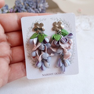 Cercei Wisteria - bijuterii - cercei - cercei cu figurine - Artynos.ro