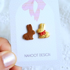 Cercei iepurași - bijuterii - cercei - cercei cu figurine - Artynos.ro