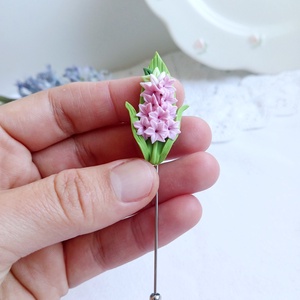 Broșă Zambilă - bijuterii - broșe - Artynos.ro