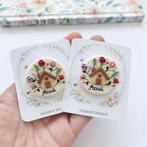 Broșă Acasa - bijuterii - broșe - Artynos.ro