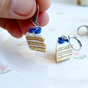 Cercei Blueberry Cake - bijuterii - cercei - cercei cu figurine - Artynos.ro