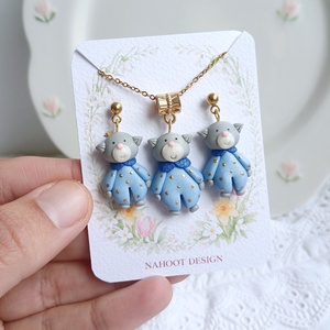 Set Pisicute - bijuterii - coliere - coliere cu pandative - Artynos.ro