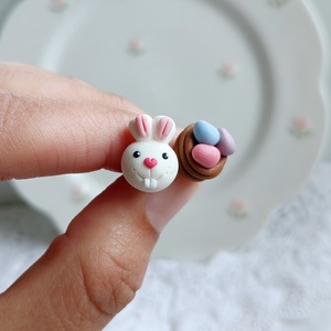 Cercei Iepuras - bijuterii - cercei - cercei cu figurine - Artynos.ro