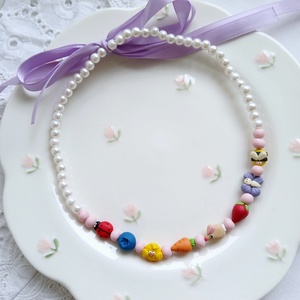 Colier Sweet Easter - bijuterii - coliere - coliere cu pandative - Artynos.ro